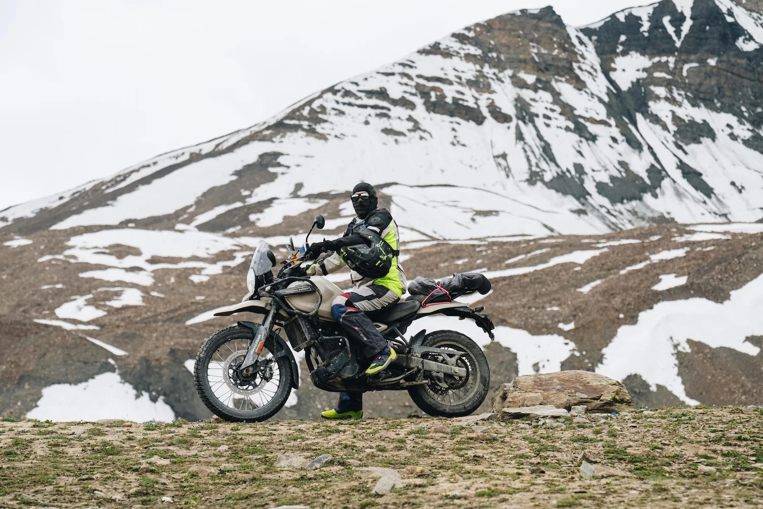 Motorcycle ride in the Himalayas